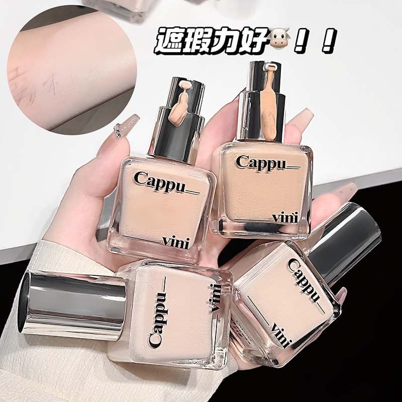 Kabu Winnie Clear Nude Skin Liquid Foundation Matte Cremoso Pele Maquiagem Claro Impecável Coreano Cross-Border Beleza