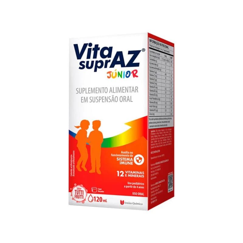 VITA SUPRAZ JÚNIOR SUSP 120ML TUTTI FRUTTI