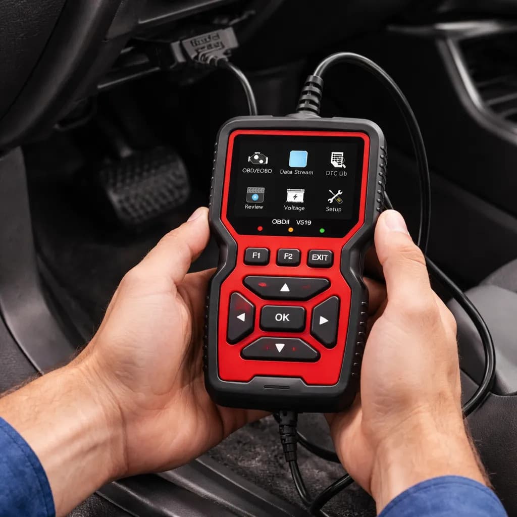 Scanner Automotivo OBD2 V519 Leitor de Código de Falha Diagnóstico De Veiculos V519