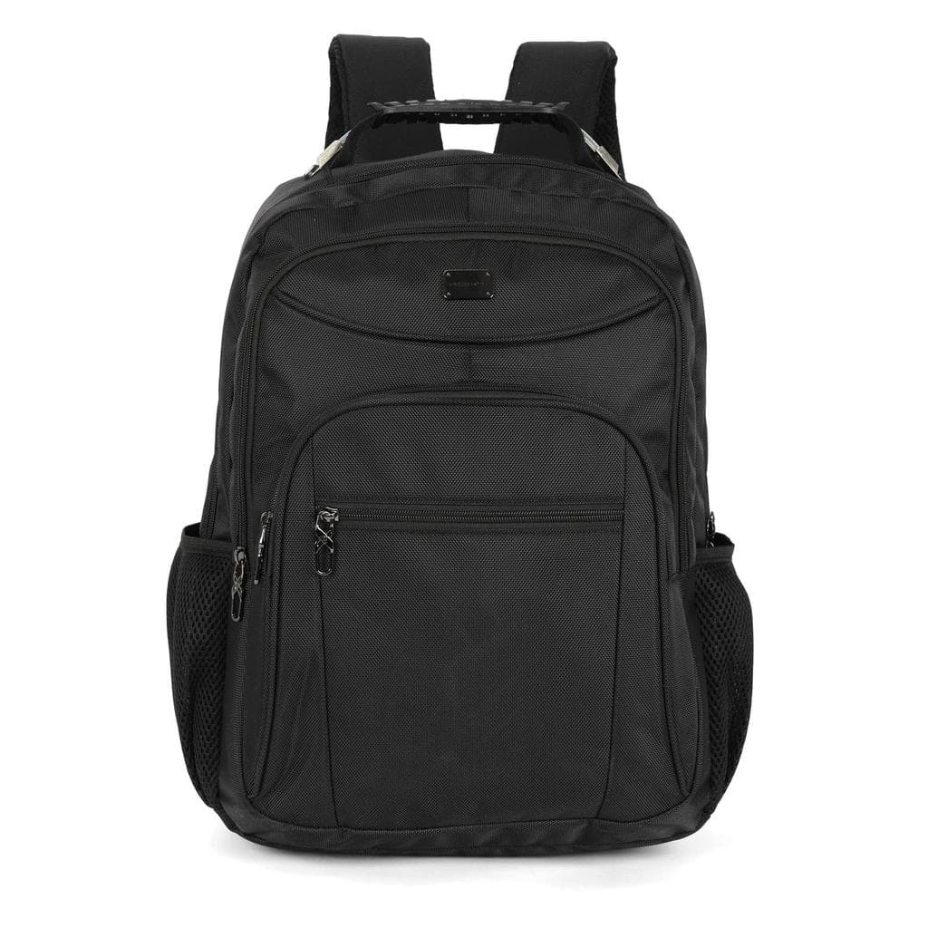 Mochila de Costas Grande Executiva Básica Notebook Polo King - Preto