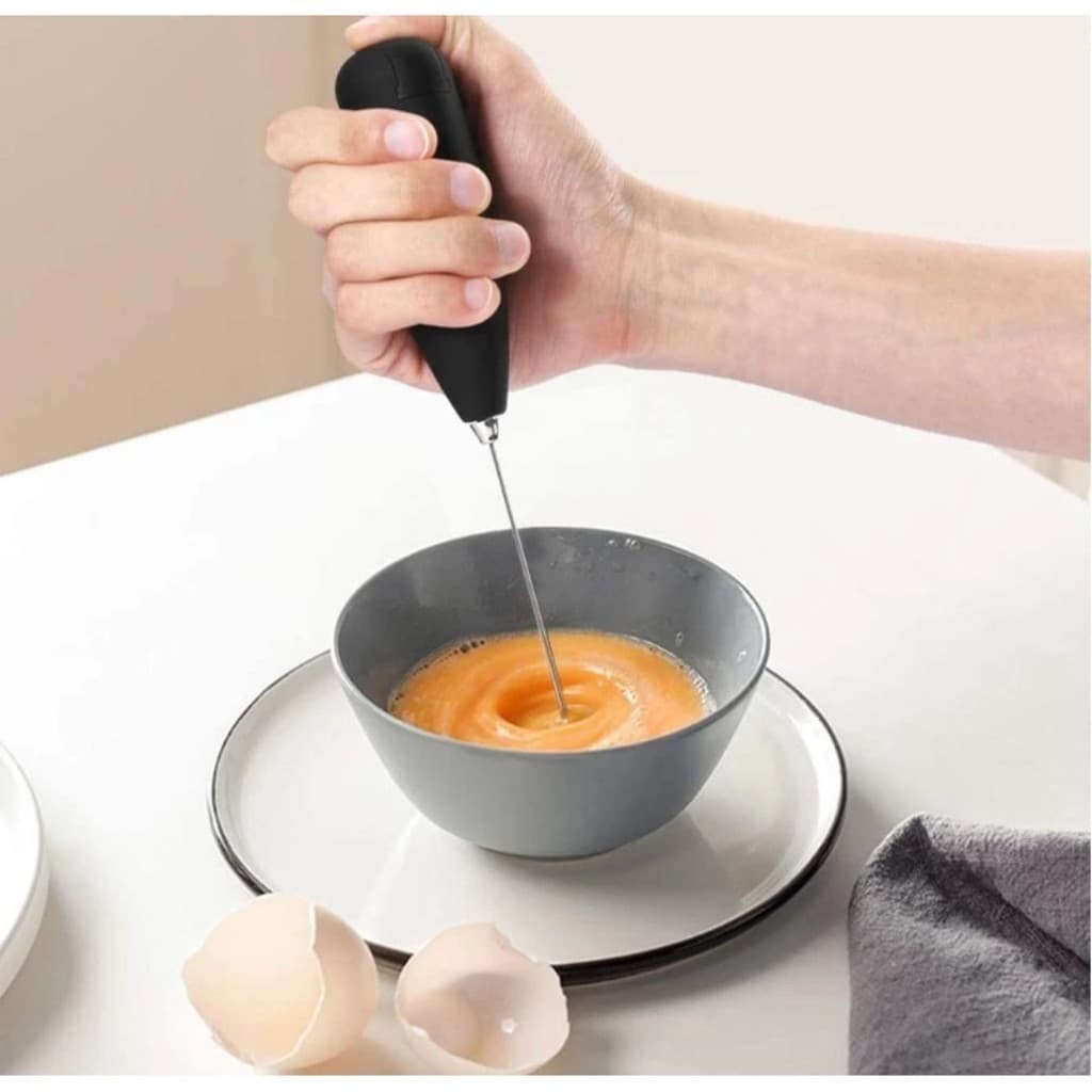 Mixer Misturador De Bebidas Batedor a pilha ideal para preparos de Leite Café Shake Chocolate Quente 1 ou 2 Unidades
