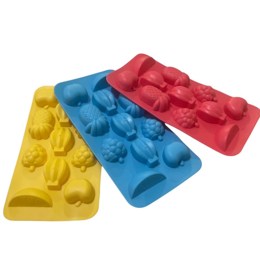 Formas De Silicone Para Balas Gelo Frutas Gelatinas
