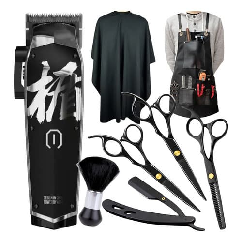 Maquina De Cortar Cabelo Madeshow M10 Tesoura Made Show M-10 Preto 127/220v