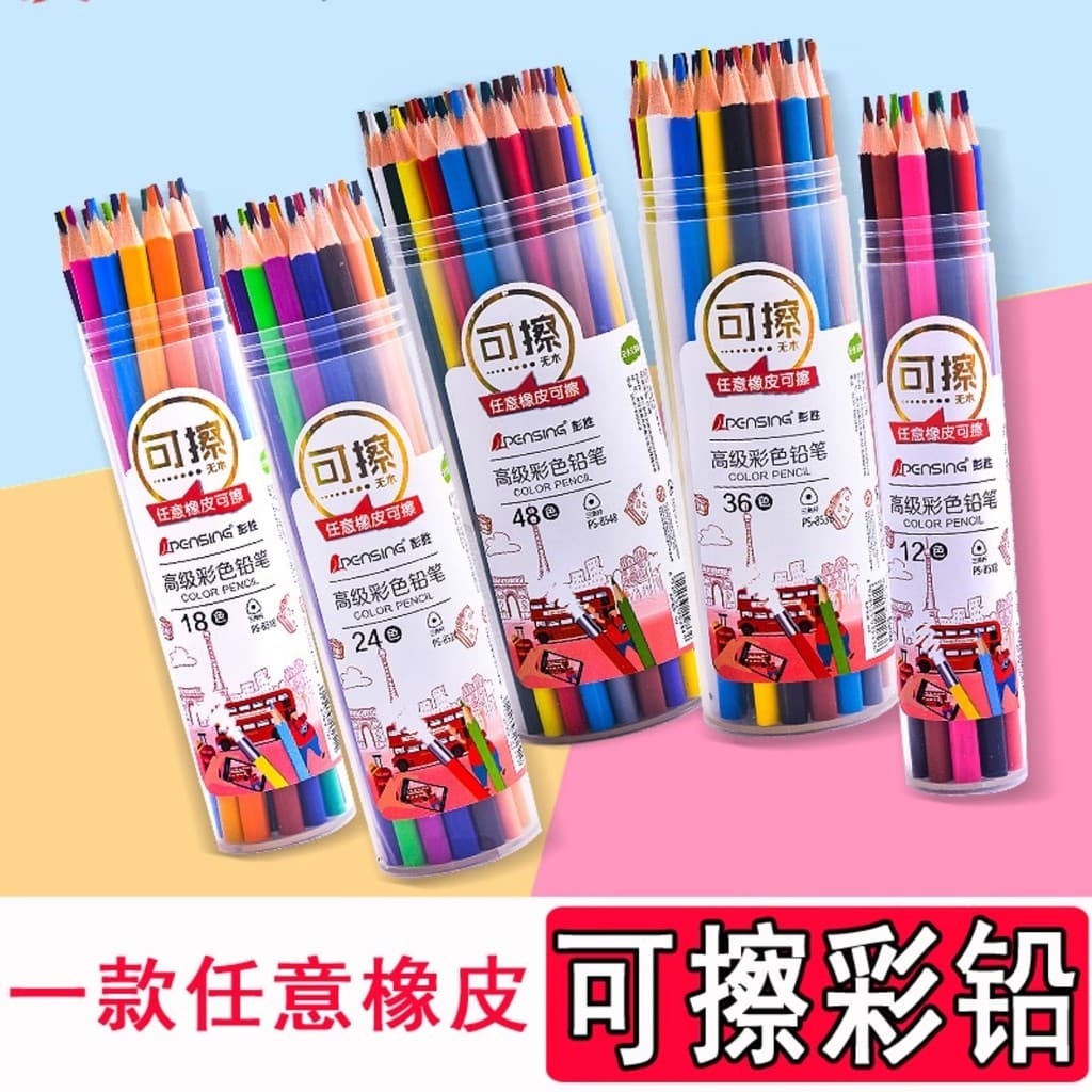 Lápis de cor solúvel em água para manicure, desenho animado, Graffiti, caneta de manicure pintada à mão, conjunto de 12