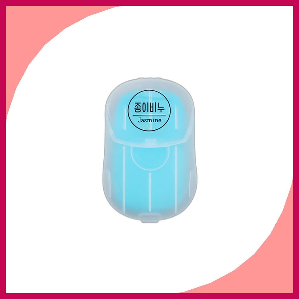 [daiso] Sabonete De Papel Portátil (Jasmim) , 15 Folhas , 1 Unidade/Coreano/Aroma De/100 % Genuíno Da MCYMA