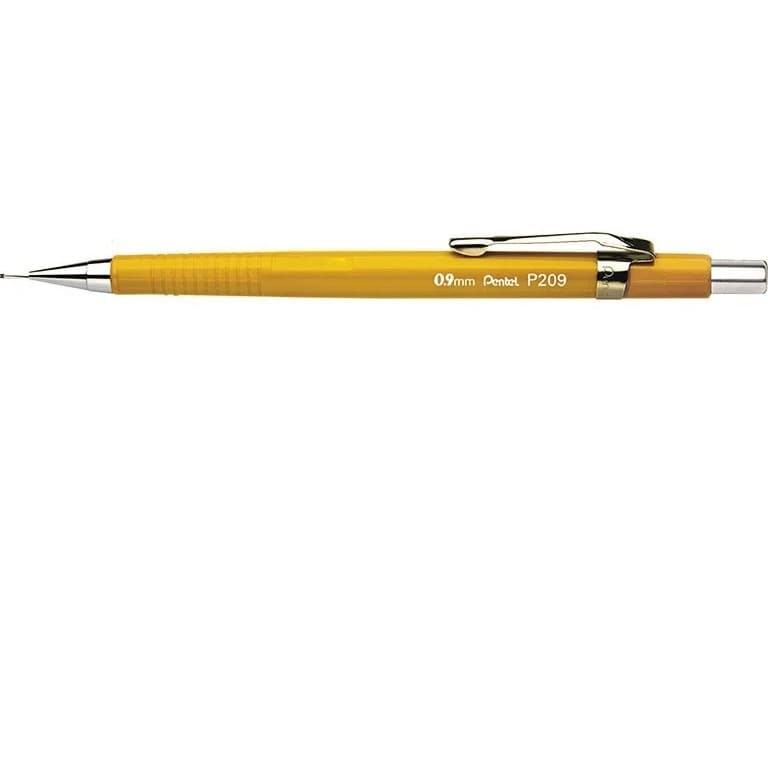 Lapiseira Pentel 0.9mm Sharp P209 - Mostarda