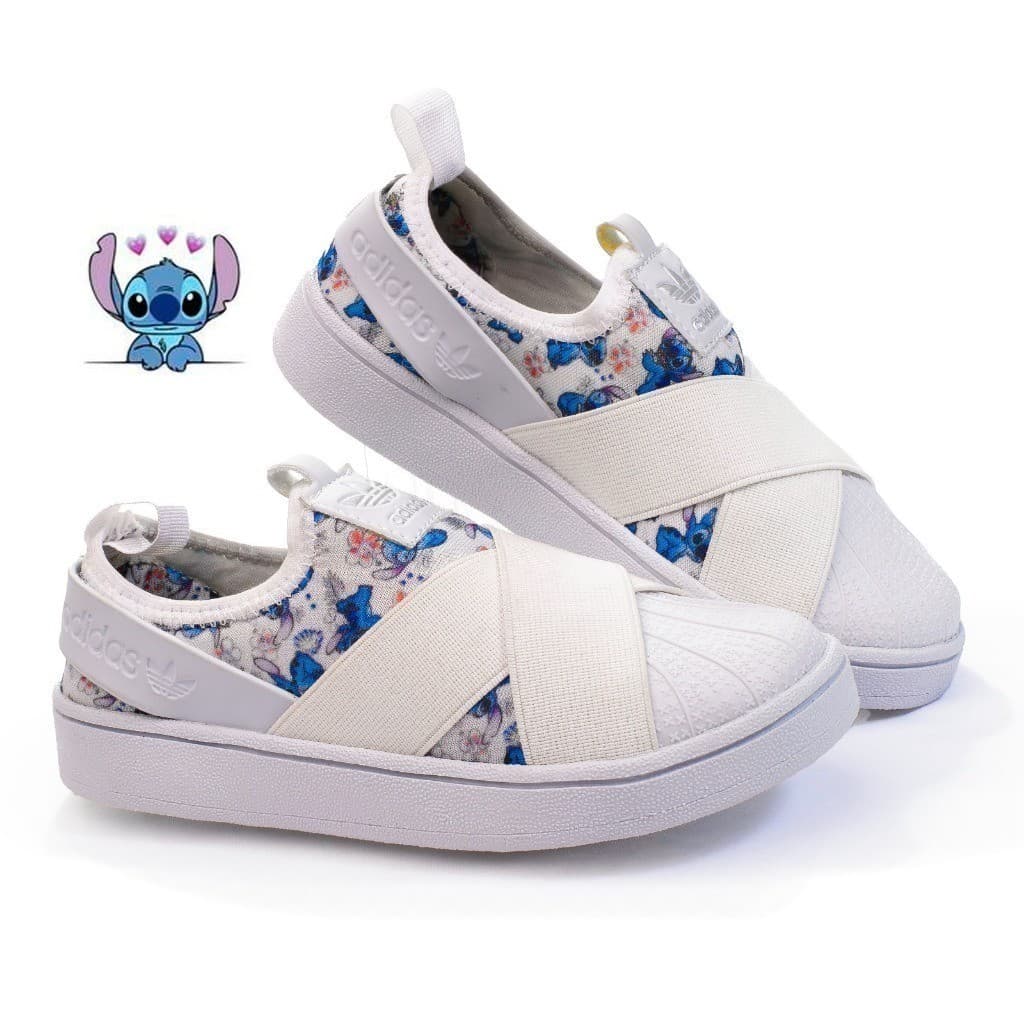 Tênis Slip On Desenho Infantil Lilo Stitch Envio Imediato Blitz Calçados