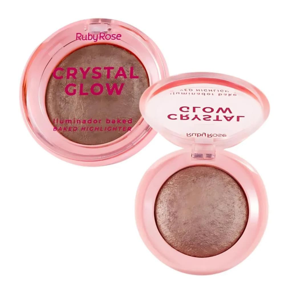 CRYSTAL GLOW ILUMINADOR BRONZE BLISS HBM7008 RUBY ROSE