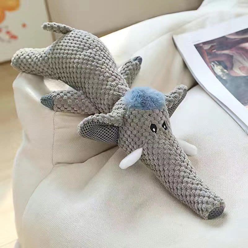 Brinquedos transfronteiriços para cães, resistente à mordida, Molar, pelúcia, voz, Corgi, Golden Retriever, dinossauro f