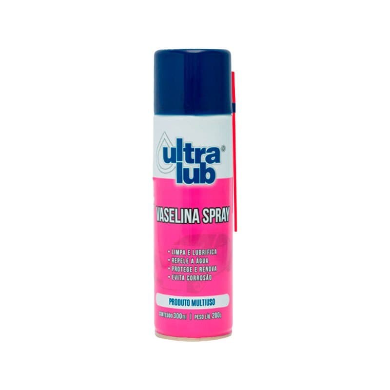Vaselina Spray UltraLub Excelente Resistência á Água Alto Poder de Lubrificação Uso Geral Imperdível