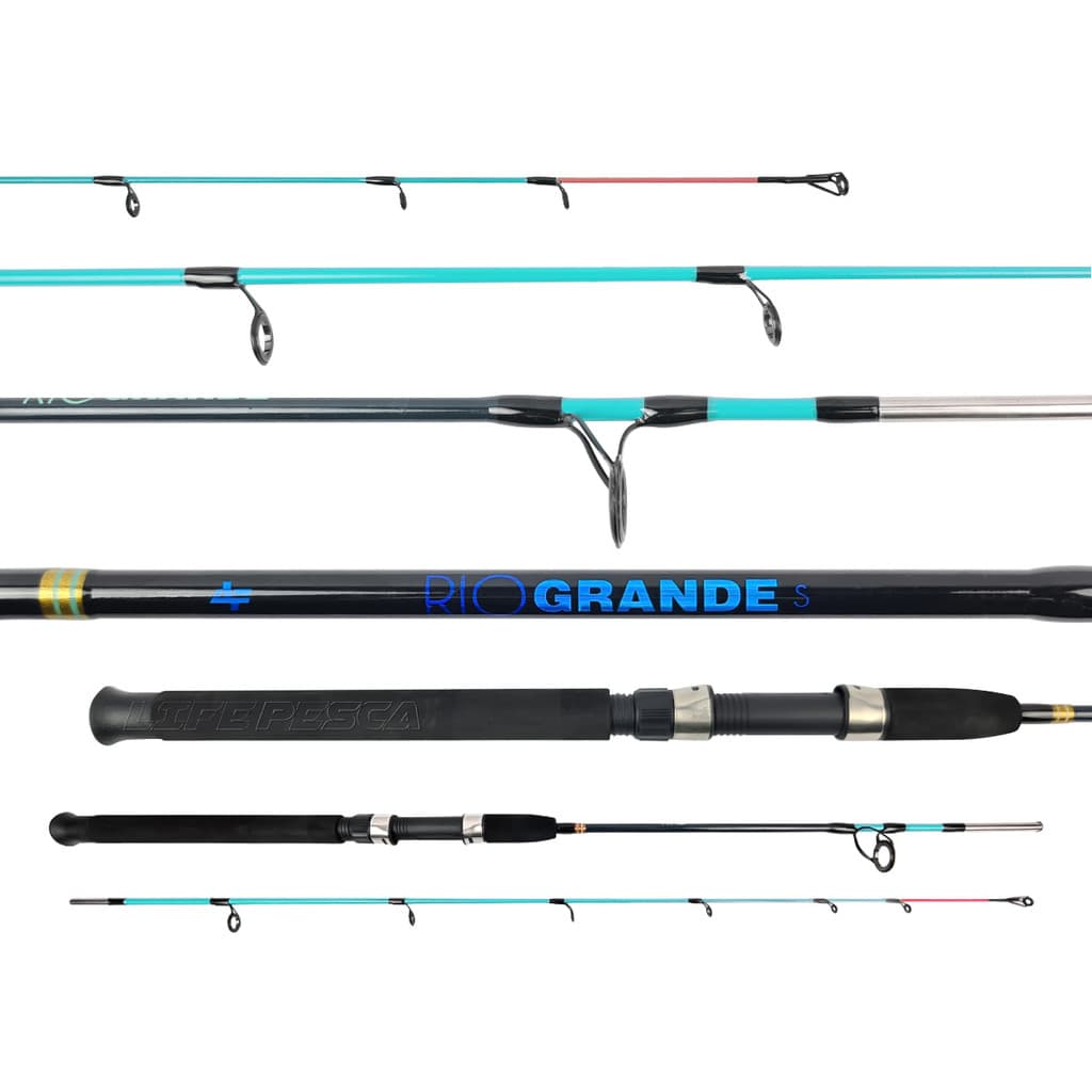 Vara Para Molinete Albatroz Rio Grande 5'6" (1,65m) 8-12lbs S1652 - 2 Partes