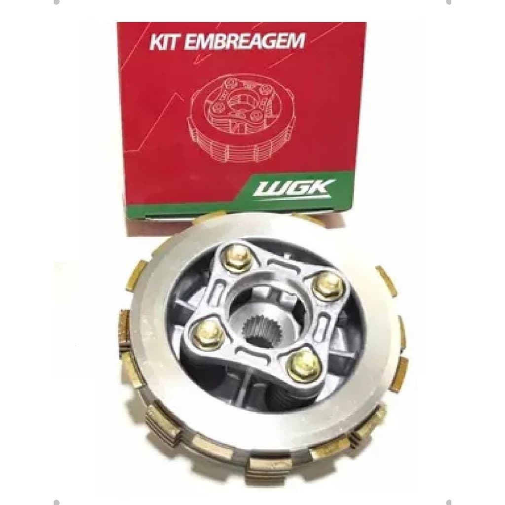 Kit Embreagem Completa Honda Cg 150 Fan Nxr Titan 150 Wgk