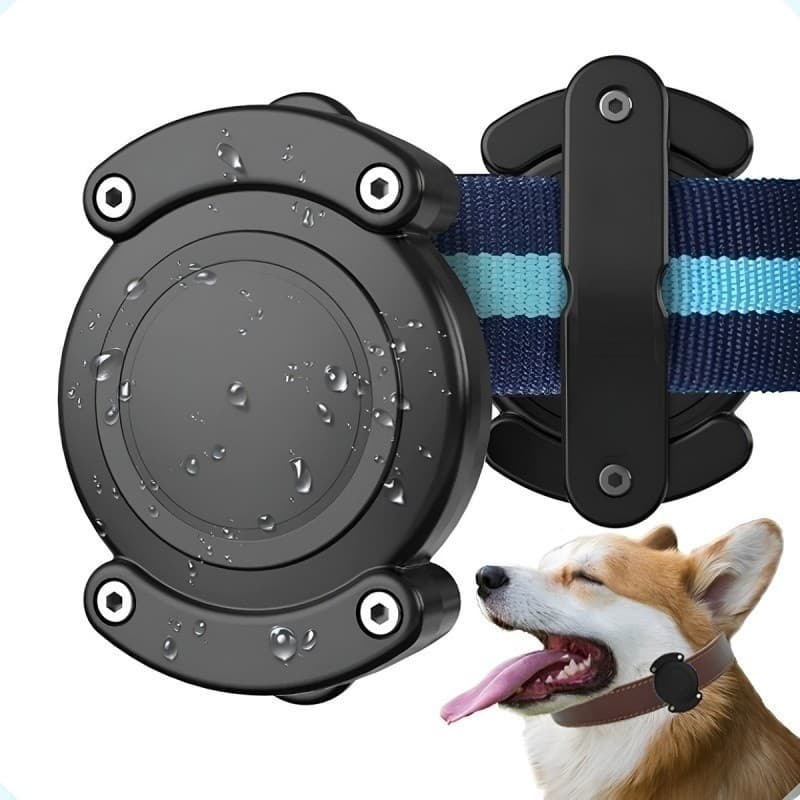 Case Suporte A Prova D'água Coleira Cachorro Cão Para Airtag Resistente A Quedas