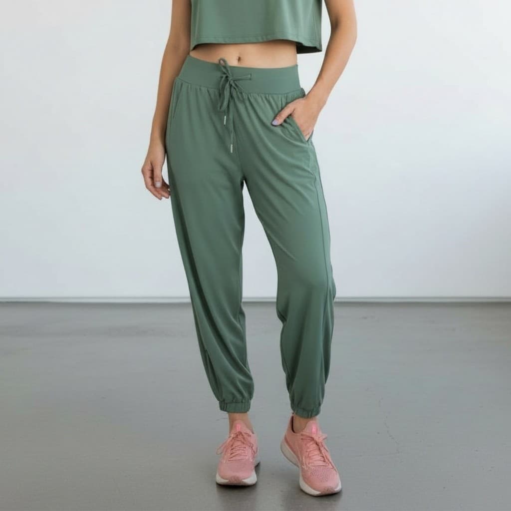 Calça Jogger Feminina Importada com Tecnologia de Conforto e Performance