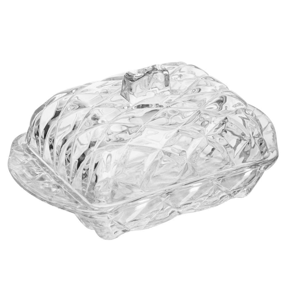Manteigueira Petit Deli Diamond 12cm x 7cm x 5,5cm Cristal
