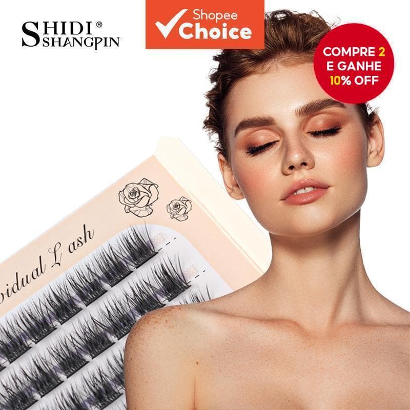 SHIDISHANGPIN 1 Caixa Pestanas Individuais De Alta Qualidade 10/12/14mm 3D Natural Soft Lash extension