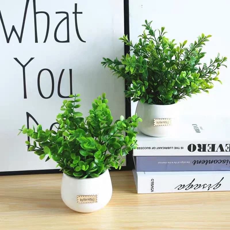 Buquê Folhagem Artificial Verde Decorativo--0003
