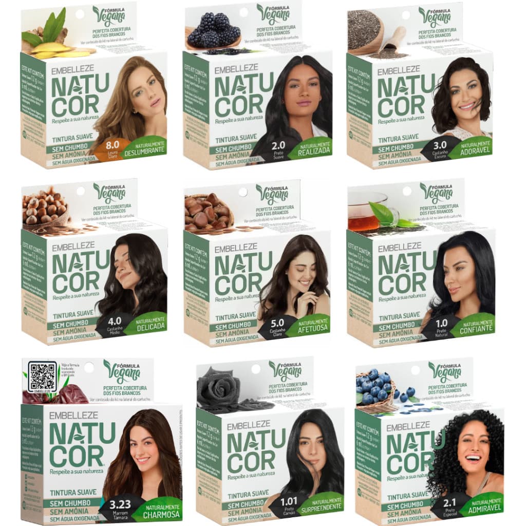Tinta De Cabelo Natucor Vegana