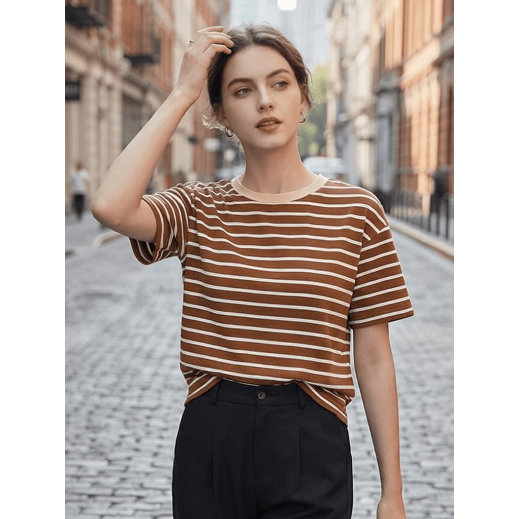 Blusa Básica Feminina de Algodão Puro | Top Regata Sem Decote | Moda Casual para o Dia a Dia-0919