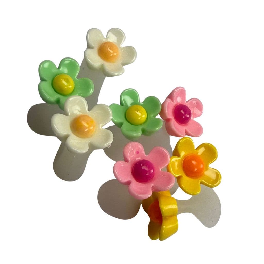 Separadores para Dedos Pedicure Flor Colorida – 8 Unidades