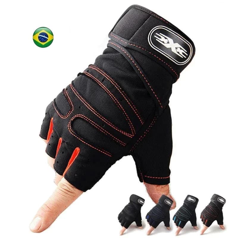 Luvas antiderrapantes para ciclismo | Luvas desportivas duráveis e antiderrapantes para treino de força