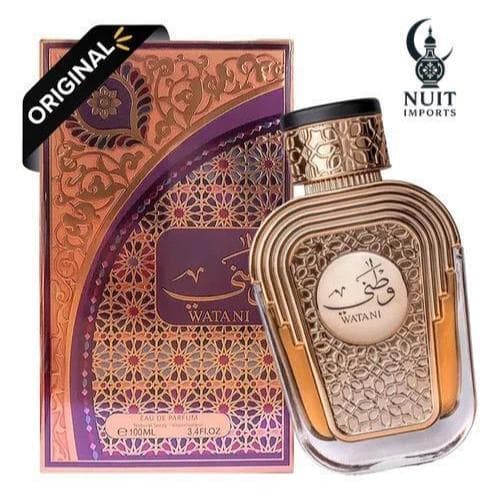 Perfume Árabe Original Watani 100ml – Luxo, Exclusividade e Fixação Prolongada