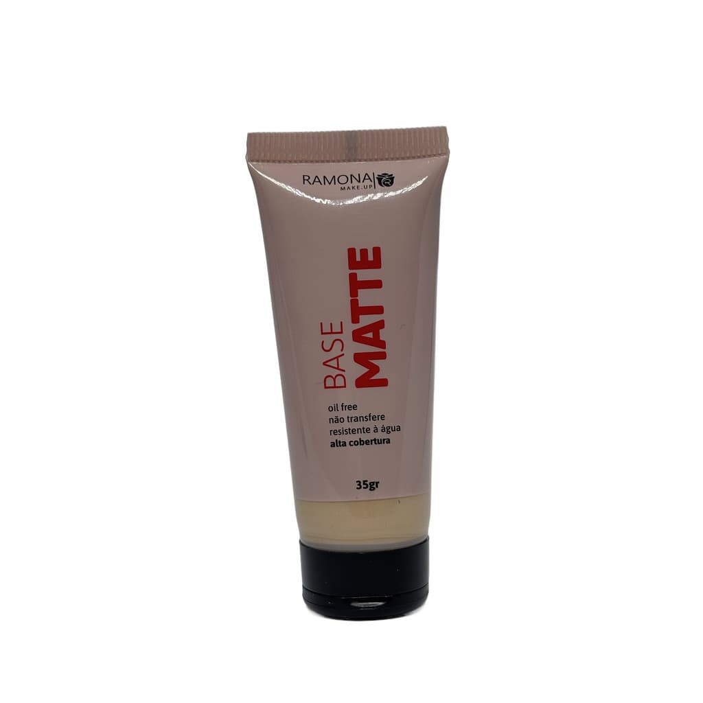 Base Matte Cor 02 Bege Claro 35gr - Ramona Make Up
