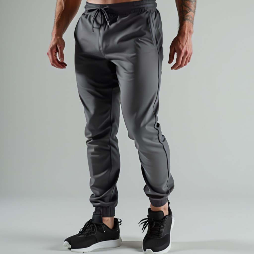 Calça Jogger Tactel com Elastano para Treino Academia leve Esportiva Masculina Bolso Agasalho
