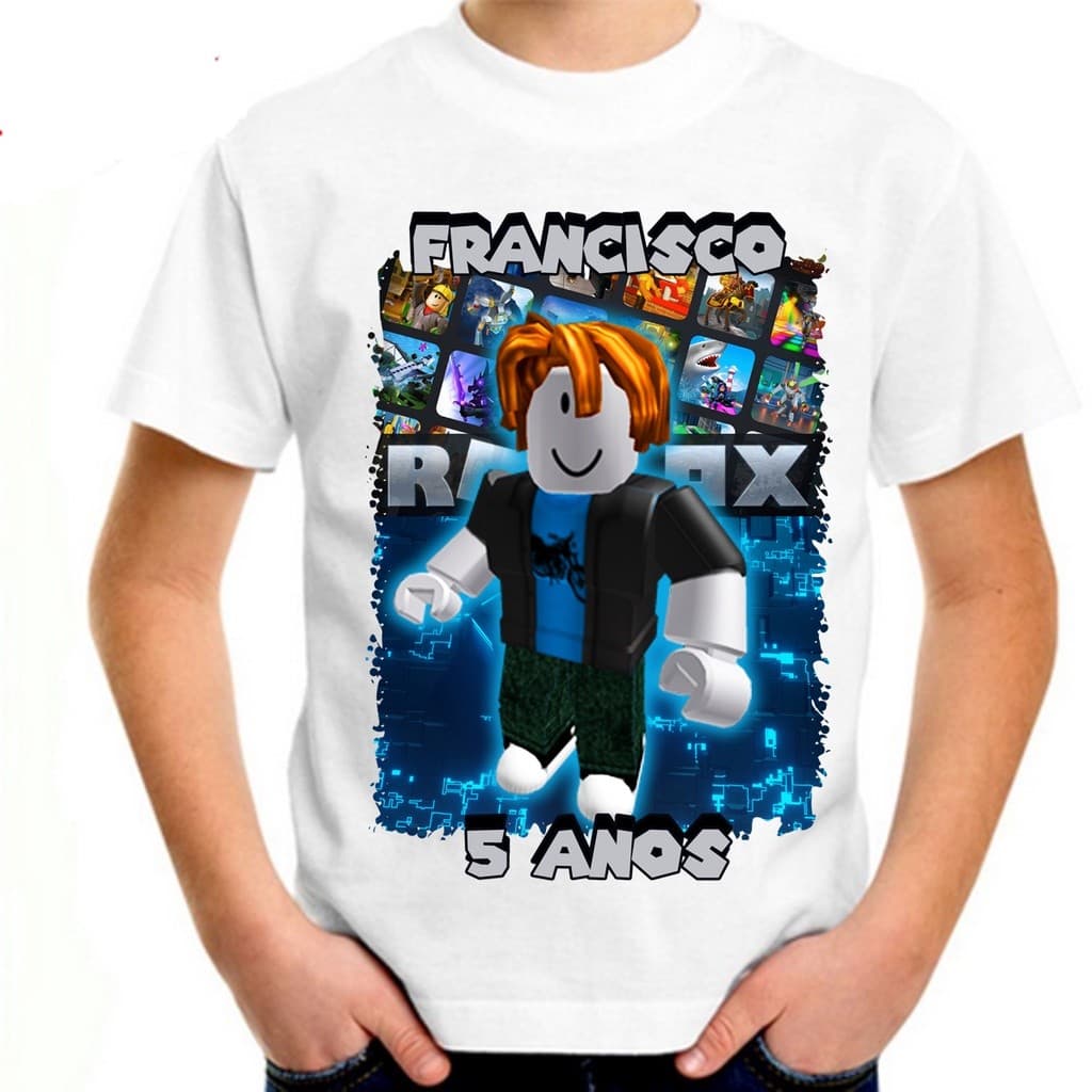 Camiseta Roblox Personalizada games (LEIA A DESCRIÇÃO)