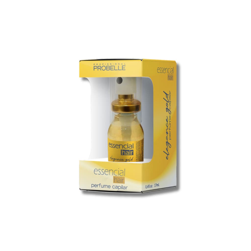 Perfume Capilar Elegance Gold 17ml unidade PROBELLE promoção