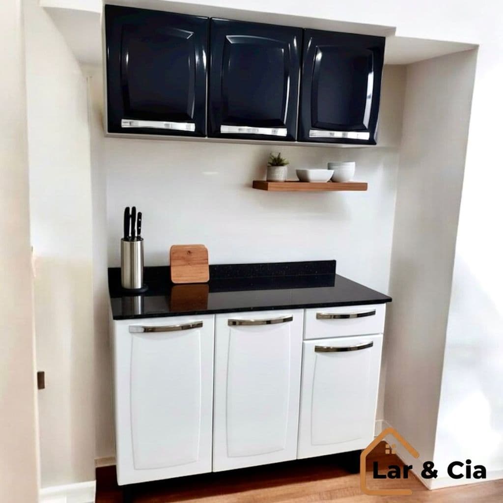 Kit Cozinha & Multiuso Itatiaia em Aço – Balcão 3 Portas 1 Gaveta e Aéreo- Pratico e Moderno