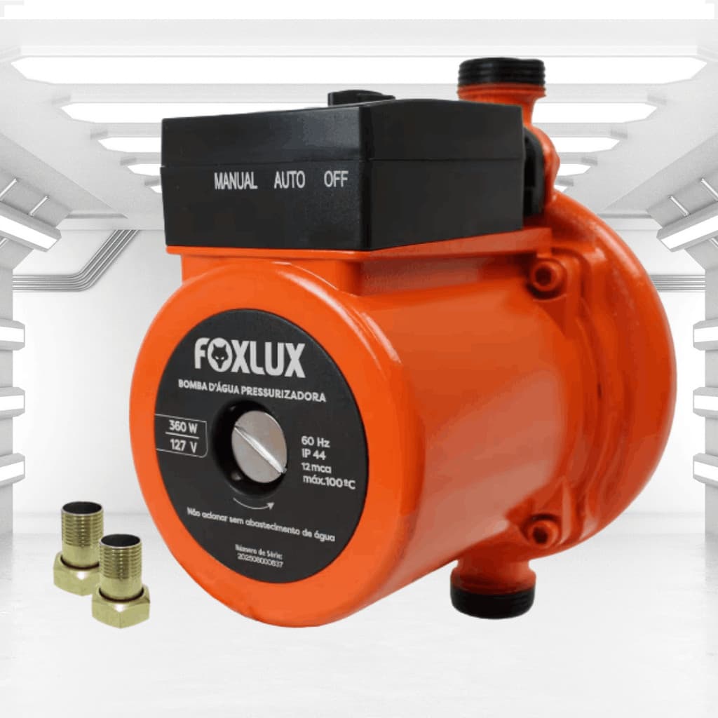Bomba D'água Pressurizadora 127v 360w Alta Pressão Potente