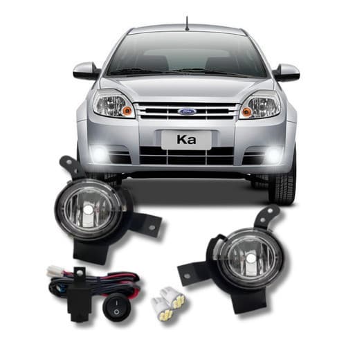 Kit Farol De Milha Ford Ka 2008 2009 2010 2011 + Brinde