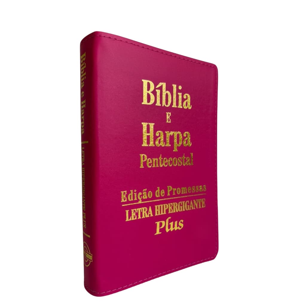 Bíblia Sagrada Letra Hiper Gigante Plus Luxo c Índice Pink