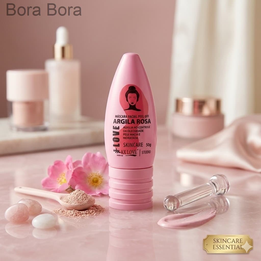 (V)Máscara Facial Peel Off Argila Rosa Max Love com 50gLWRE