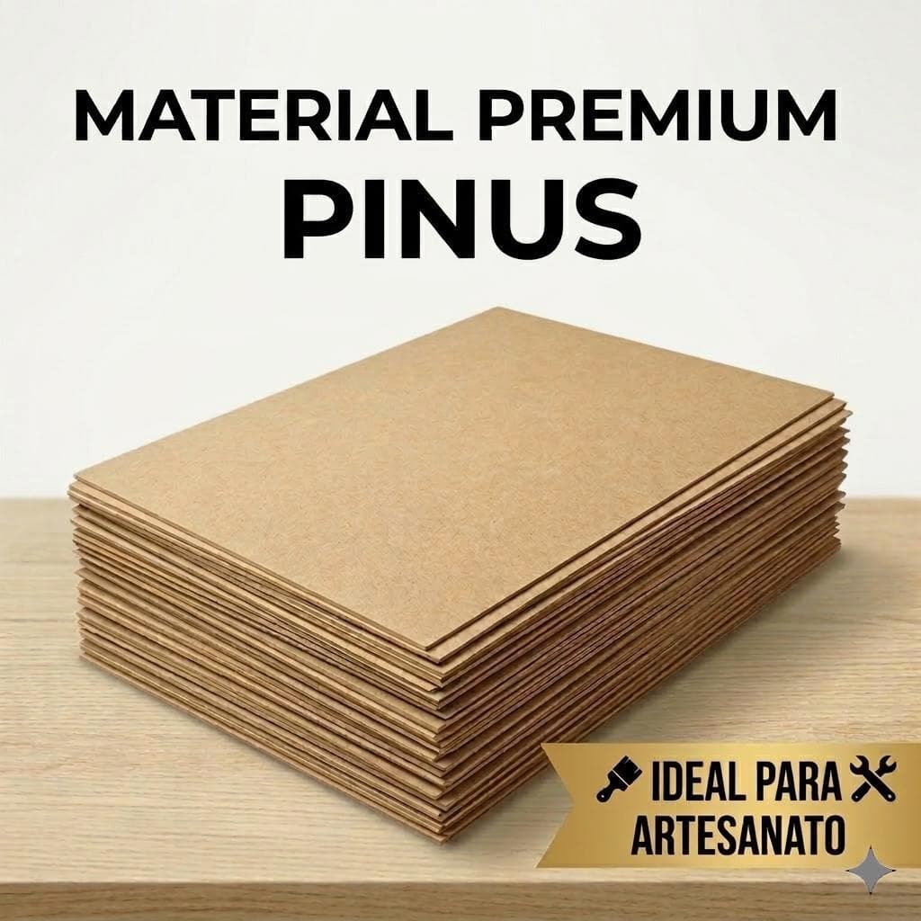 Placa Mdf Cru 40x60  Chapas 2,5mm para  Artesanato Quadros decorativos chapa Mdf pinus 2,5mm