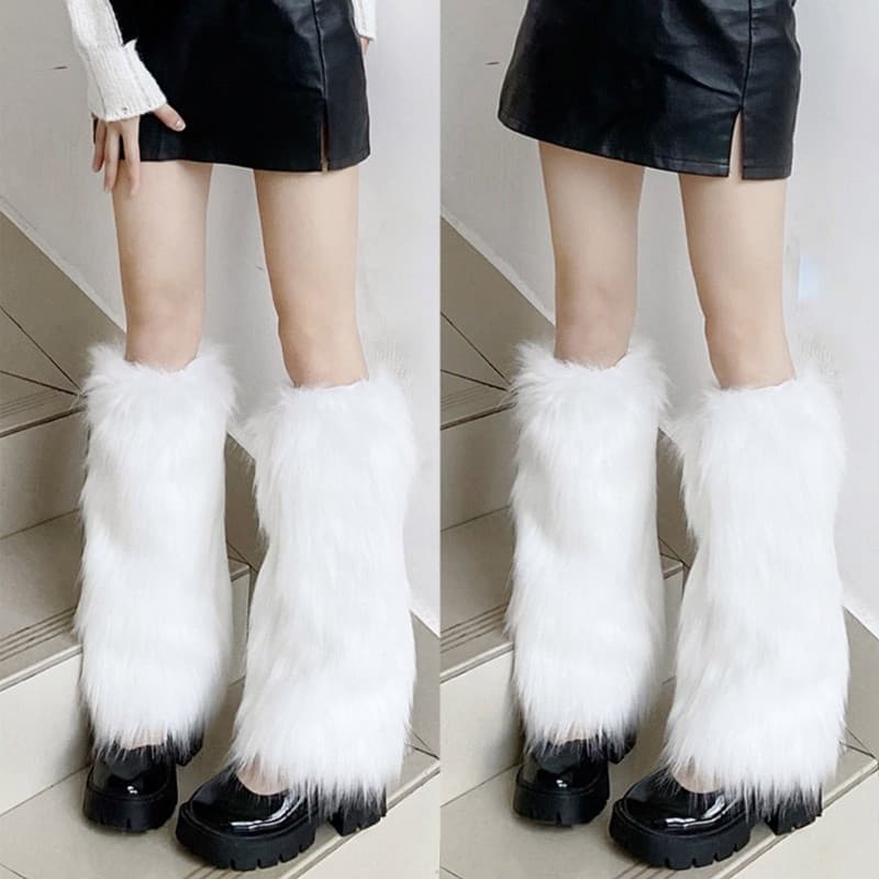 Sapatos Com Meias Góticas Fofas De Inverno Quentes Para Panturrilha & *-* -