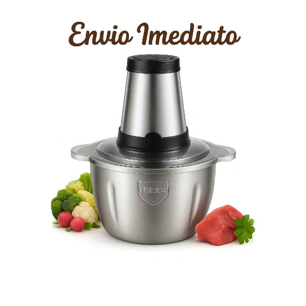 Picador De Alimentos Moedor De Carne Mixer 3L/2L Elétrica Processador Cozinha Casa Alho 110v
