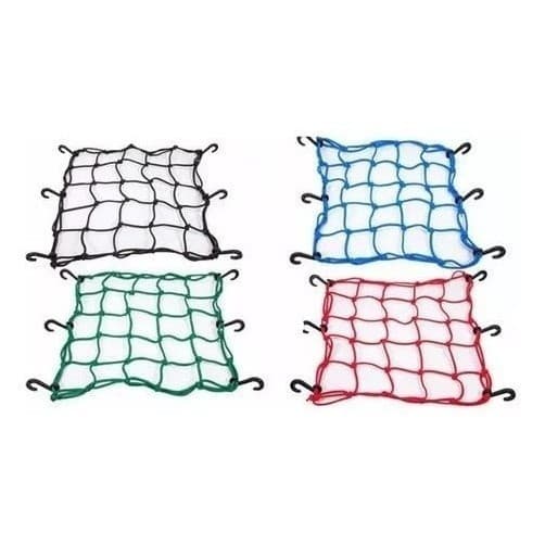 Rede Elástica Aranha Moto Bagageiro Baú Redinha 35x35 alta qualidade