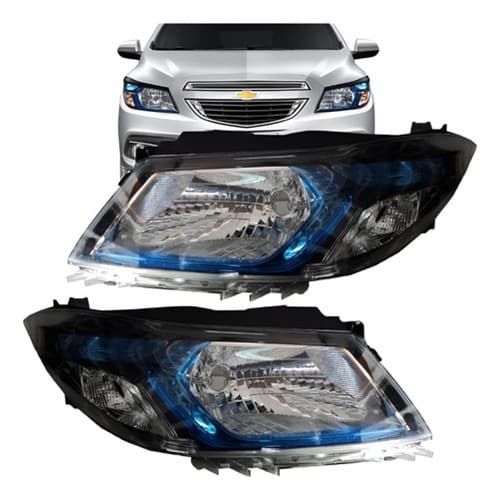Par Farol Onix Prisma Ltz Joy Mascara Azul 2013 2014 A 2016