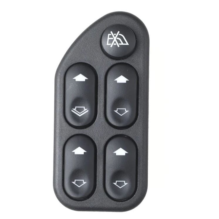 Interruptor Vidro Elétrico Quadruplo para Ford Fiesta e Ecosport Botão Comando