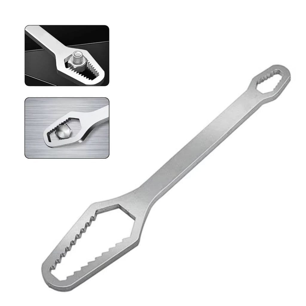 Chave Boca Fixa Aço Universal 3 a 17mm Cabeça Dupla Torx Ferramenta Resistente Multifuncional