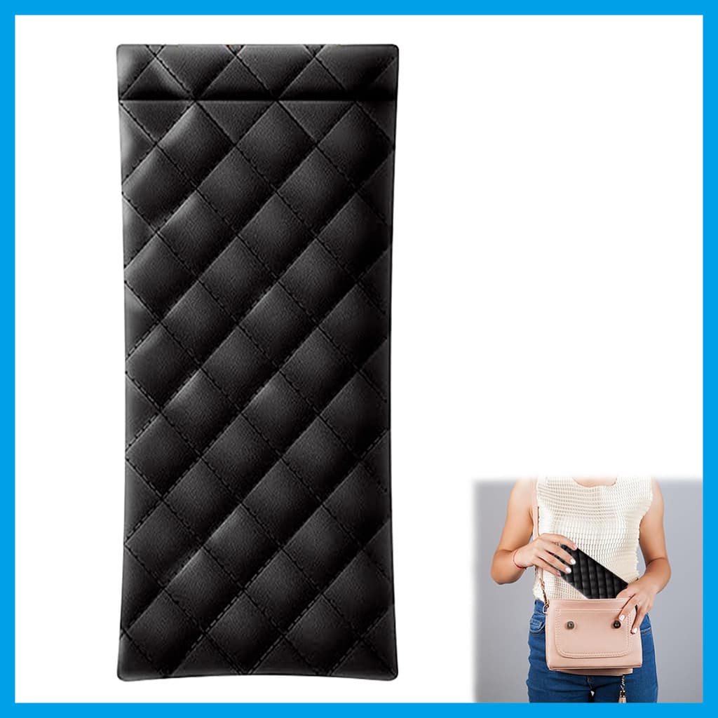 1 peça de saco de armazenamento de óculos preto, saco de transporte multifuncional macio, saco de armazenamento unisex
