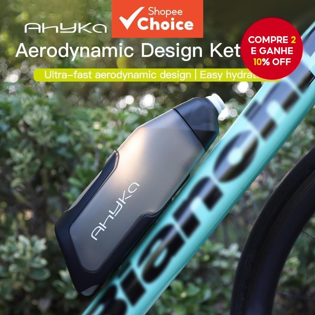 Conjunto De Garrafa De Água Para Bicicleta Ahyka Aero , Com Suporte , Ciclismo Aerodinâmico De Estrada MTB