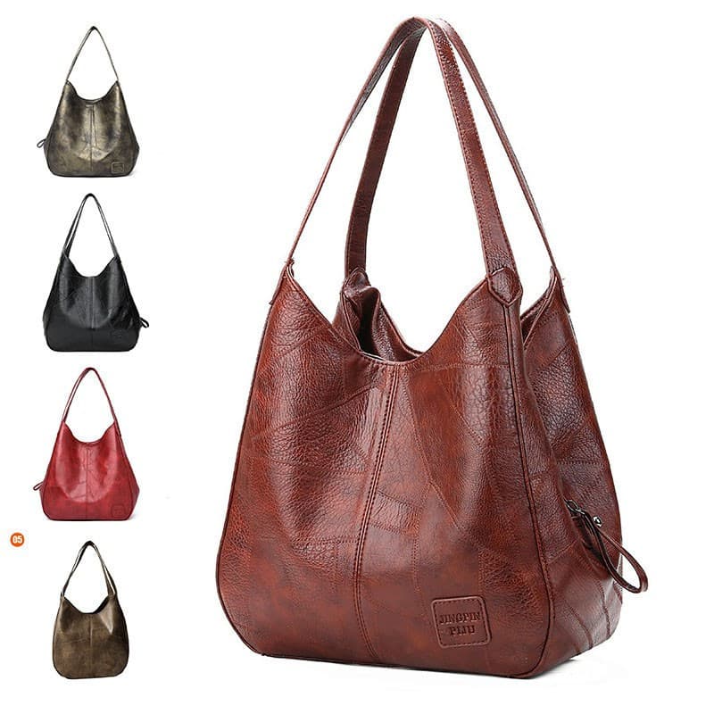 ️ Aibins Moda Coreana Novas Bolsas de Luxo Femininas Designers Bolsas de Couro Vintage Bolsa de Mão Feminina Bolsa de Om