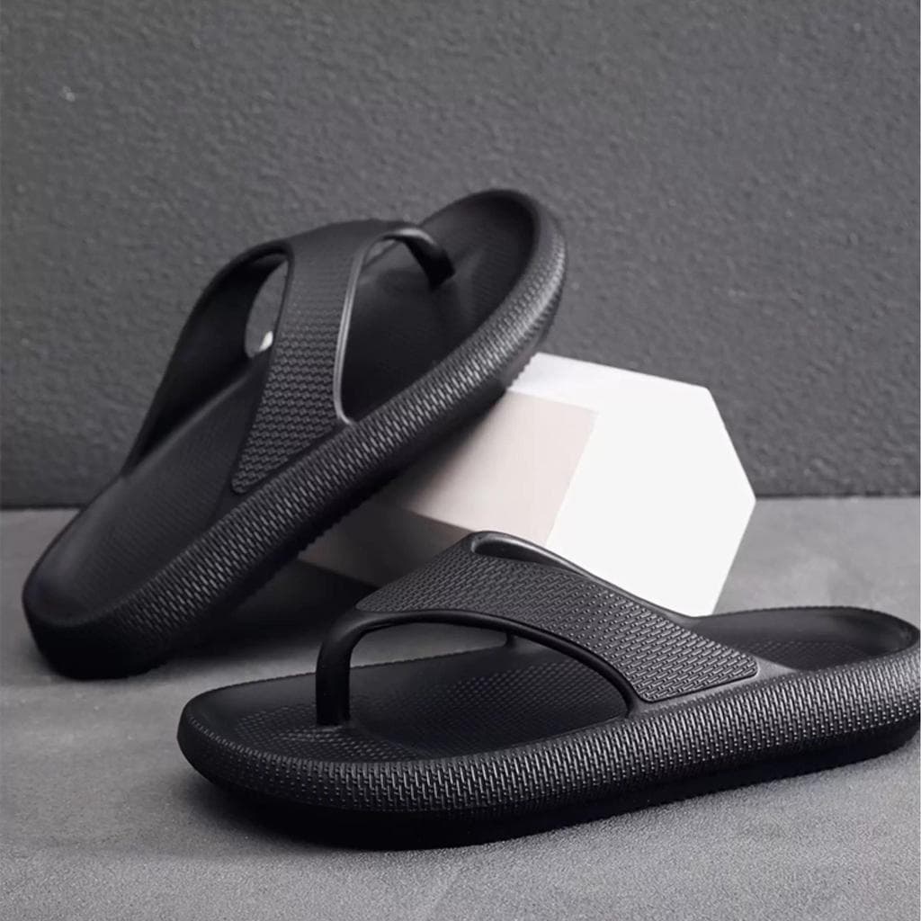Chinelo Flip Flop EVA Macio - Solado Antiderrapante com Textura, Leve e Flexível, Moda 2025