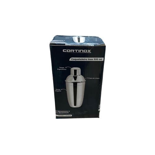 Coqueteleira Inox Profissional Capacidade 500 Ml Resistente Facil Limpeza