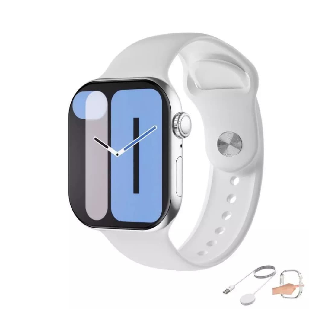 Smartwatch Micrower S10 Pro 47mm Série 10 1GB, ChatGPT 2 Alto-Falantes Bateria 450mAh, Tela HD 2.08” Imports