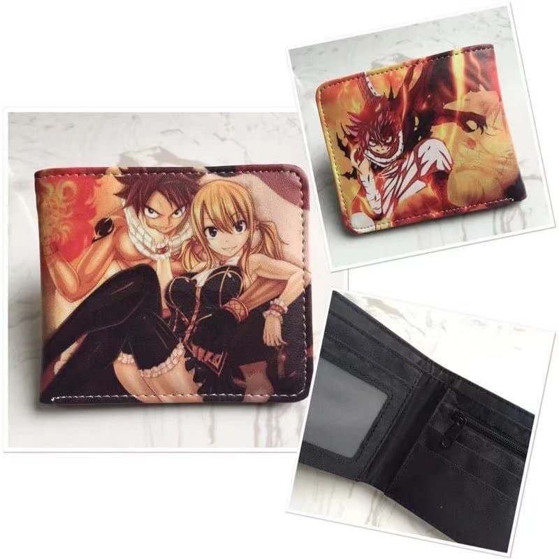 Carteira masculina G6RA Carteira masculina porta cartão carteira Fairy Tail de presente de aniversário