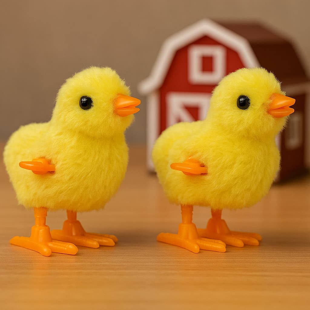 Pintinhos Amarelinho Divertido De Pelucia A Corda Infantil